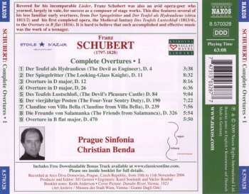 CD Franz Schubert: Complete Overtures • 1