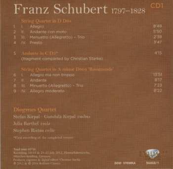 7CD/Dobozkészlet Franz Schubert: Complete String Quartets