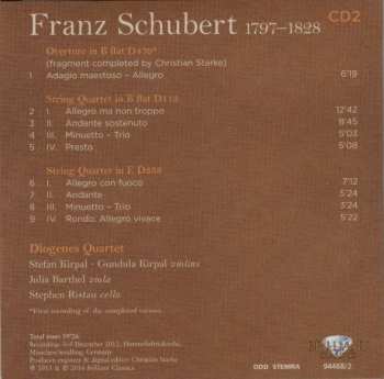 7CD/Dobozkészlet Franz Schubert: Complete String Quartets