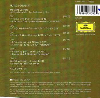 6CD/Dobozkészlet Franz Schubert: The String Quartets