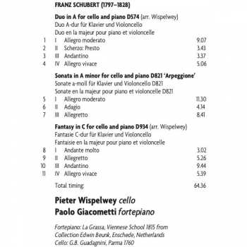 CD Franz Schubert: Fantasy In C - Duo In A Arpeggione Sonata