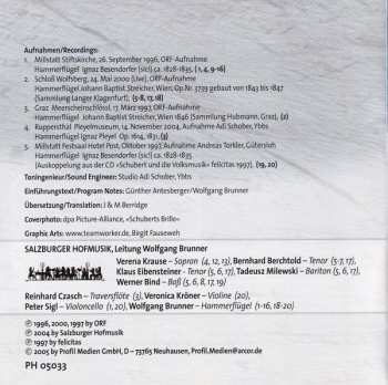CD Franz Schubert: Friends Of Schubert = Schuberts Freunde