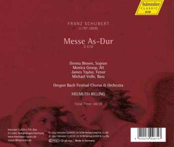 CD Franz Schubert: Messe As-Dur