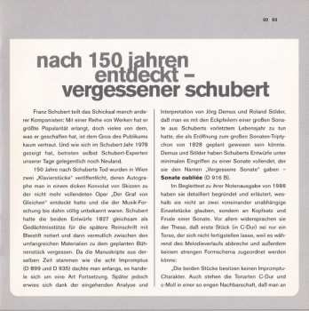 CD Franz Schubert: Impromptus D 935 / Sonate Oubliée D 916 B / Adagio Und Rondo / Concertante D 487 DIGI