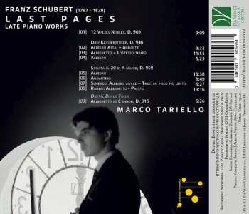 CD Franz Schubert: Last Pages (Late Piano Works)