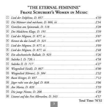 CD Franz Schubert: "Das Ewig-Weibliche" - Franz Schubert's Women In Music