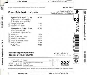 SACD Franz Schubert: Symphonies No. 7 & 8