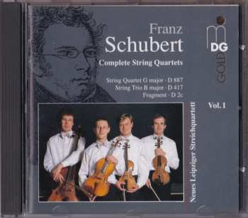 CD Franz Schubert: Complete String Quartets (String Quartet G Major ∙ D 887 / String Trio B Major ∙ D 417 / Fragment ∙ D 2c)