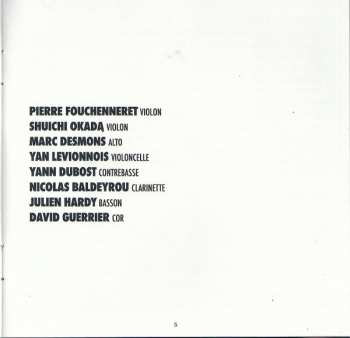 CD Franz Schubert: Octet / Passage Éclair