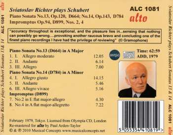 CD Franz Schubert: Piano Sonatas 13, 14 / Impromptus (D899) Nos. 2, 4