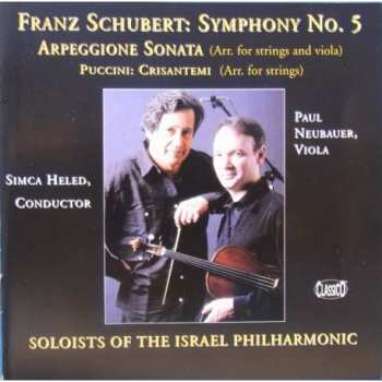 Album Giacomo Puccini: Symphony No.5 :  Arpegione Sonata : Crisantemi