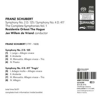 SACD Franz Schubert: The Complete Symphonies Vol. 3 Symphony No. 9, D. 944
