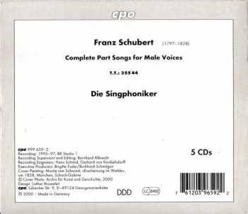 5CD/Dobozkészlet Franz Schubert: Singphonic Schubert (Complete Edition )