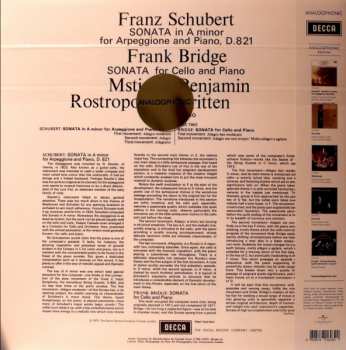 LP Franz Schubert: Schubert: Sonata For Arpeggione And Piano / Bridge: Sonata For Cello And Piano