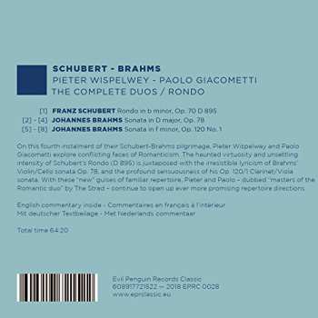 CD Johannes Brahms: The Complete Duos / Rondo