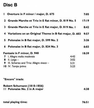 7CD/Dobozkészlet Franz Schubert: The Complete Original Piano Duets