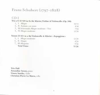 2CD Franz Schubert: Trios - Sonate "Arpeggione" - Fantasie