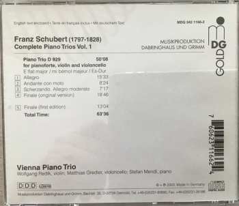 CD Franz Schubert: Complete Piano Trios Vol. 1
