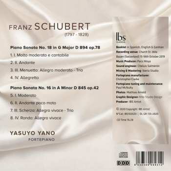 CD Franz Schubert: Piano Sonatas Vol. 1