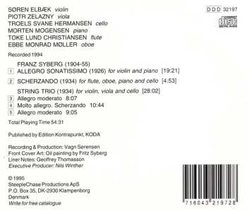 CD Franz Syberg: Chamber Music Volume 2