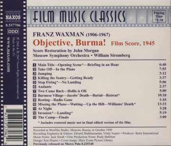 CD Franz Waxman: Objective, Burma!