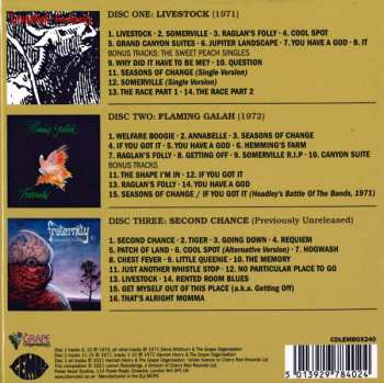 3CD/Dobozkészlet Fraternity: Seasons Of Change (The Complete Recordings 1970-1974)