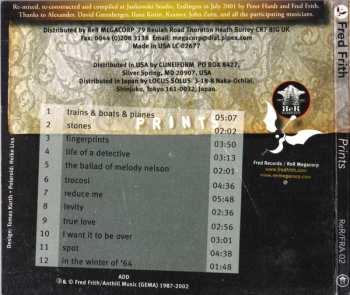 CD Fred Frith: Prints (Snapshots, Postcards, Messages And Miniatures 1987-2001)