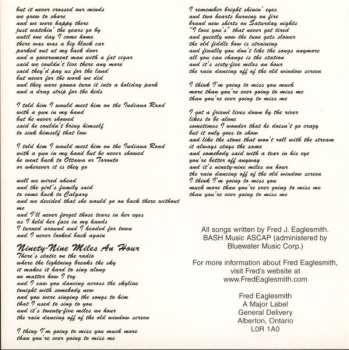 CD Fred Eaglesmith: Indiana Road