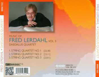 CD Daedalus String Quartet: Music Of Fred Lerdahl Vol. 3