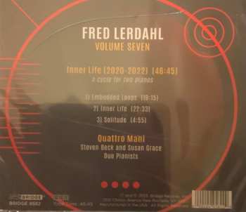 CD Fred Lerdahl: Volume Seven / Quattro Mani