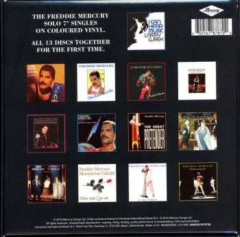 13SP/Dobozkészlet Freddie Mercury: Messenger Of The Gods (The Singles) LTD | CLR