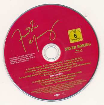 3CD/DVD/Dobozkészlet/Blu-ray Freddie Mercury: Never Boring LTD