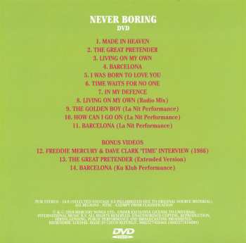 3CD/DVD/Dobozkészlet/Blu-ray Freddie Mercury: Never Boring LTD