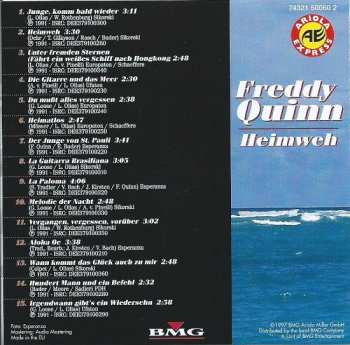 3CD/Dobozkészlet Freddy Quinn: Junge, Komm Bald Wieder: Seine Größten Erfolge