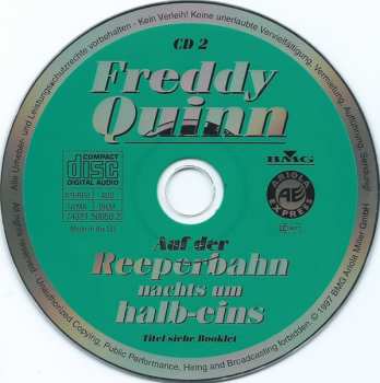 3CD/Dobozkészlet Freddy Quinn: Junge, Komm Bald Wieder: Seine Größten Erfolge