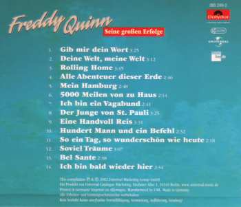 3CD/Dobozkészlet Freddy Quinn: Seine Großen Erfolge