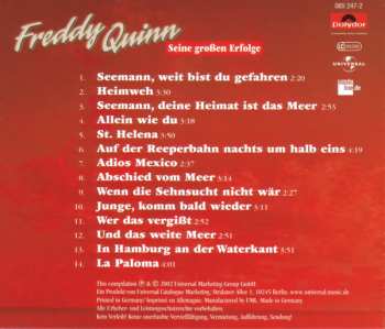 3CD/Dobozkészlet Freddy Quinn: Seine Großen Erfolge