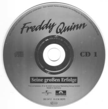 3CD/Dobozkészlet Freddy Quinn: Seine Großen Erfolge