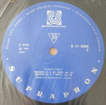 LP Frédéric Chopin: Balady A Mazurky Pro Klavír