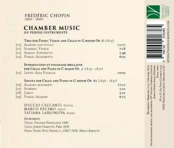 CD Frédéric Chopin: Chamber Music On Period Instruments