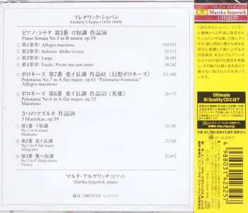 CD Frédéric Chopin:  Frédéric Chopin • Martha Argerich LTD