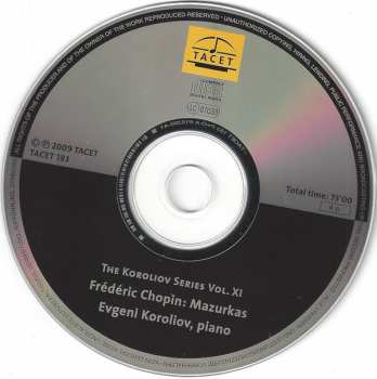 CD Frédéric Chopin: Mazurkas