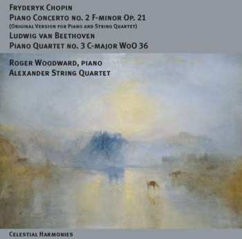 Album Ludwig van Beethoven: Piano Concerto No. 2 F-minor Op. 21 / Piano Quartet in C-major, WoO 36