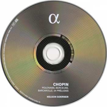CD Frédéric Chopin: Polonaise, Berceuse, Barcarolle, 24 Préludes DIGI