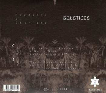 CD Frédéric D. Oberland: Solstices
