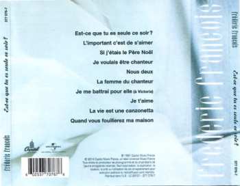 CD Frédéric François:  Est-ce Que Tu Es Seule Ce Soir ?