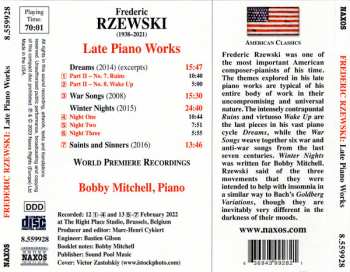CD Frederic Rzewski: Late Piano Works