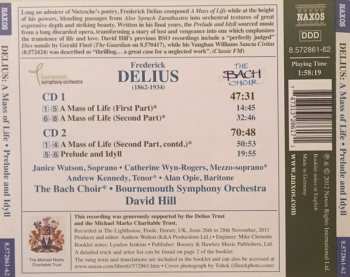 2CD David Hill: A Mass Of Life / Prelude And Idyll