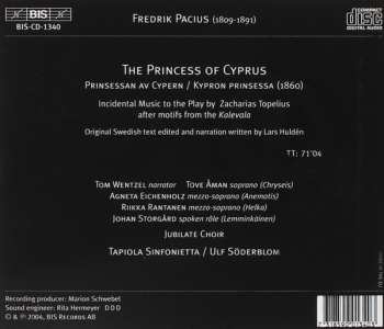 CD Tapiola Sinfonietta: The Princess Of Cyprus (Incidental Music To The Play By Zacharias Topelius)