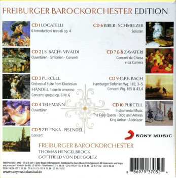 10CD/Dobozkészlet Johann Sebastian Bach: Freiburger Barockorchester Edition